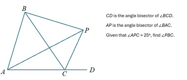 Student math problem: Internal and External Angle Bisectors of a Triangle